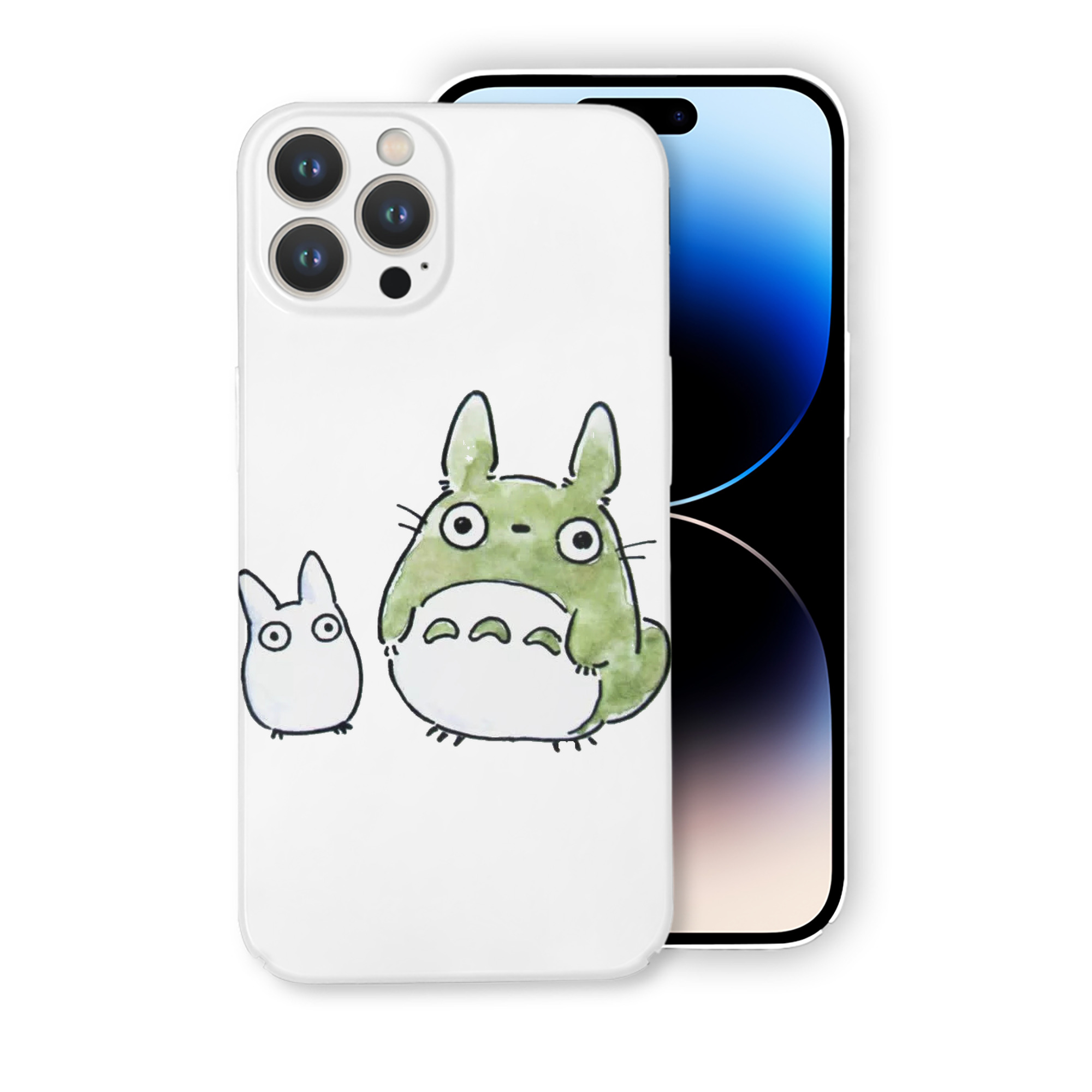 （画像用） となりのトトロ 草壁メイ 草壁サツキ My Neighbor Totoro Satsuki Kusakabe Mei Kusakabe 【iPhone 14シリーズ対応】ハードケース